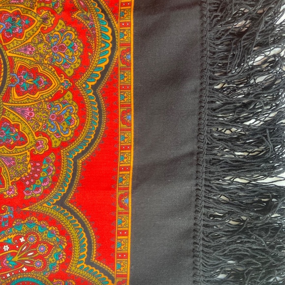 Pavlovo Posad Scarf Shawl Russian Tradition - Picture 2 of 8
